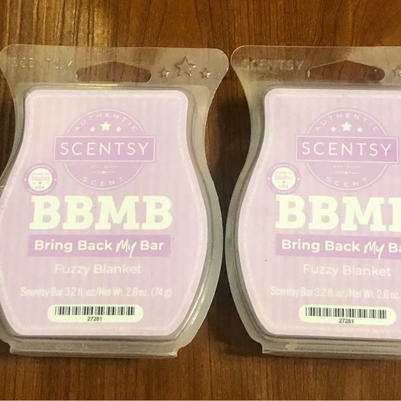 Scentsy Other 2 Scentsy Bars Fuzzy Blanket Poshmark